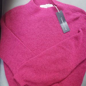 Lineamaglia NWT dropped shoulder sweater  Rose  Size S Made in Italy. 🦃BF🦃25